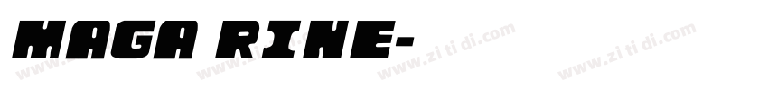 maga rine字体转换